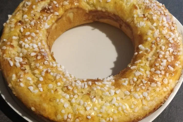 Brioche couronne à mie filante - Volupta cuisine Brioche mie filante